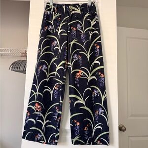 The COLETTE Maeve Floral Patterned Anthropologie Pants